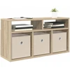 TV staliukas Žemas stalas su stalčių Sonoma ąžuolas 72 x 22,5 x 38 cm