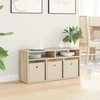 TV staliukas Žemas stalas su stalčių Sonoma ąžuolas 87 x 27,5 x 43 cm