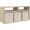 TV staliukas Žemas stalas su stalčių Sonoma ąžuolas 87 x 27,5 x 43 cm