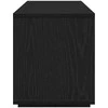 TV staliukas Televizoriaus spintelė 130 x 35 x 50 cm Juodojo ąžuolo