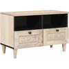 TV vienetai Balta 70 x 33 x 46 cm Apdirbta mediena