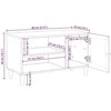 TV vienetai su lentyna Balta 80 x 33 x 46 cm Apdirbta mediena