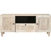 TV vienetai su stalčių Balta 105 x 33 x 46 cm Apdirbta mediena