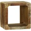 TV vienetai 2 pcs Ruda 36 x 30 x 36 cm Kietas mango medis