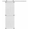 Tvarto durys CORONA 70 x 210 cm Pušies medienos masyvas Balta