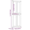 Tvarto durys Corona Medaus Ruda 70 x 210 cm