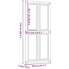 Tvarto durys Corona Medaus Ruda 90 x 210 cm