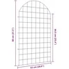 Tvenkinio tvoros rinkinys 8 pcs Žalia 50 x 80 cm Plienas
