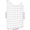 Tvenkinio tvoros rinkinys 8 pcs Žalia 50 x 80 cm Plienas