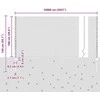Hexagonal Fence with Post 100 x 1 m PVC dengtas plienas Žalia