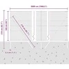 Pagrindo Suvirintas Vielos Tvora 50 x 1,6 m (Plotis x Aukštis)