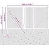Pagrindo Suvirintas Vielos Tvora 50 x 1,6 m (Plotis x Aukštis)