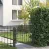 Tvora vartai ASTEN 100 x 75 cm Užrakintas Metalas Juoda