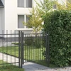 Tvora vartai BAARLO 100 x 100 cm Užrakintas Metalas Juoda