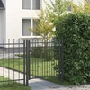 Tvora vartai DRONTEN 100 x 100 cm Užrakintas Metalas Juoda