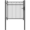 Tvora vartai HORST 100 x 100 cm Metalas Juoda Užrakintas