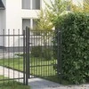 Tvora vartai HORST 100 x 125 cm Metalas Juoda Užrakintas