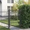 Tvora vartai HORST 100 x 125 cm Metalas Juoda Užrakintas