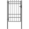Tvora vartai HORST 100 x 150 cm Metalas Juoda Užrakintas