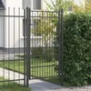 Tvora vartai HORST 100 x 175 cm Metalas Juoda Užrakintas