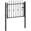 Tvora vartai HORST 100 x 75 cm Metalas Juoda Užrakintas