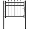 Tvora vartai HORST 100 x 75 cm Metalas Juoda Užrakintas
