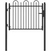 Tvora vartai HORST 100 x 75 cm Metalas Juoda Užrakintas