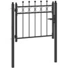 Tvora vartai HORST 100 x 75 cm Metalas Juoda Užrakintas