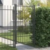 Tvora vartai HORST 100 x 175 cm Metalas Juoda Užrakintas