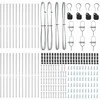 Tvorelės stulpas 26 pcs Pilka 3,2 x 3,2 x 210 cm