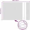 Hexagonal Fence with Post 10 x 1,2 m PVC dengtas plienas Žalia
