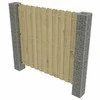 Tvorelės stulpas 2 pcs Sidabro 20 x 20 x 190 cm metalas