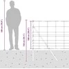 Tvorelės stulpas Cinkuotas 100 x 1 m Plienas