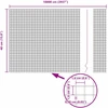 Suvirintas vielos tvora žemės tvirtinimas 100 x 0,4 m Žalia