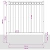Tvorelių elementas ASSEN Pilka 170 x 200 cm Plienas