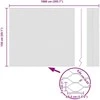 Hexagonal Fence with Post 10 x 1,5 m Galvanizuotas plienas
