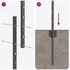 Tvorelės stulpas 5 pcs Pilka 140 cm Plienas