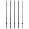Tvorelės stulpas 5 pcs Pilka 140 cm Plienas