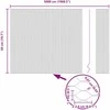 Hexagonal Fence with Post 50 x 0,5 m PVC dengtas plienas Pilka