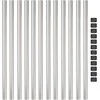 Tvorelės stulpas 12 pcs Sidabro 110 cm