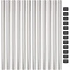 Tvorelės stulpas 12 pcs Sidabro 60 cm