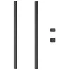 Tvorelės stulpas 2 pcs Pilka 100 cm