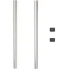 Tvorelės stulpas 2 pcs Sidabro 80 cm