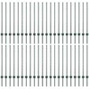 Tvorelės stulpas 44 pcs Žalia 140 cm Plienas