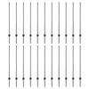 Tvorelės stulpas 22 pcs Pilka 160 cm Plienas
