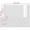 Hexagonal Fence with Post 10 x 0,8 m PVC dengtas plienas Žalia