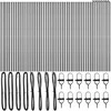 Tvorelės stulpas 52 pcs Pilka 3,2 x 3,2 x 150 cm