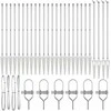 Tvorelės stulpas 26 pcs Pilka 3,2 x 3,2 x 225 cm