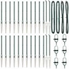 Tvorelės stulpas 26 pcs Pilka 3,2 x 3,2 x 145 cm