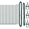 Tvorelės stulpas 13 pcs Žalia Plienas